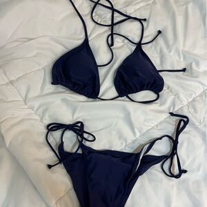 Shein *NEW* navy blue bikini 💌
